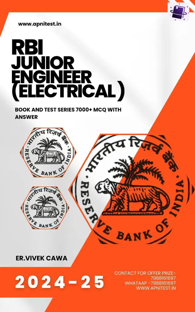 RBI JUNIOR ENGINEER ELECTRICAL 2025 BOOK AND TEST SERIES