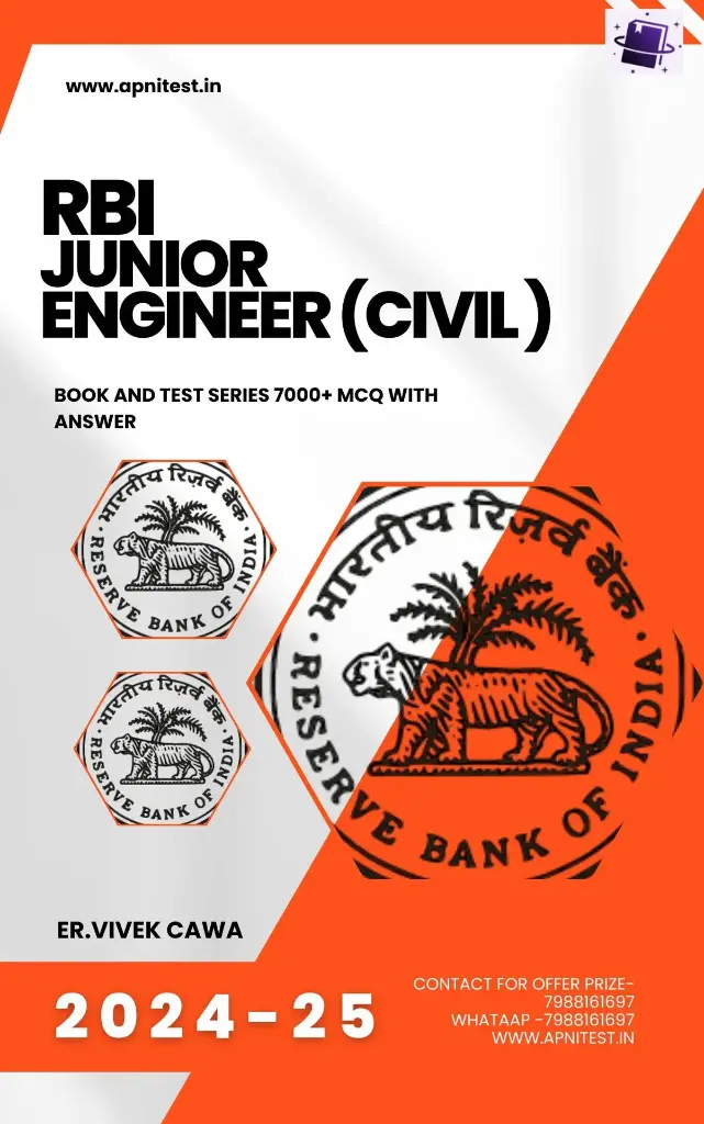 RBI JUNIOR ENGINEER CIVIL 2025 BOOK AND TEST SERIES