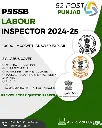 PSSSB Labour Inspector  Both English Medium And Punjabi Medium