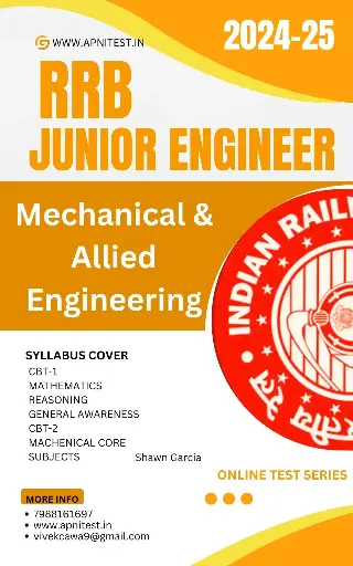 RRB JUNIOR ENGINEER (JE) Mechanical & Allied Engineering BOOK AND TEST SERIES 7000+ MCQ