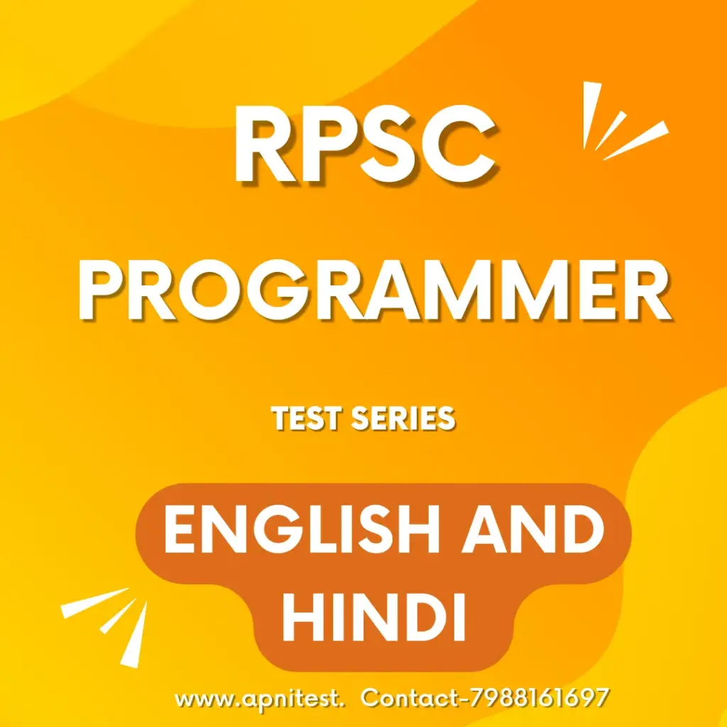 RPSC PROGRAMMER 2024