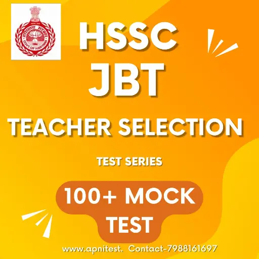 HSSC JBT TEACHER SELECTION TEST SERIES HINDI