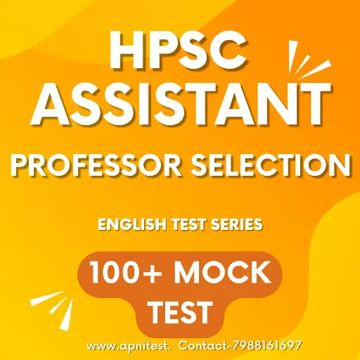 HPSC ASSISTANT PROFESSOR ENGLISH TEST SERIES